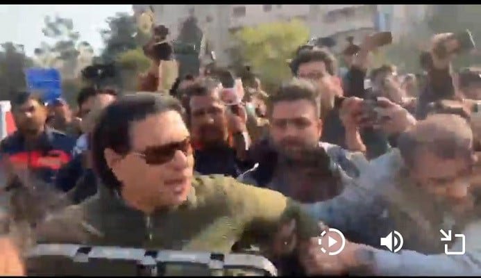 police arrest pti leader salman akram raja in lahore photo screengrab