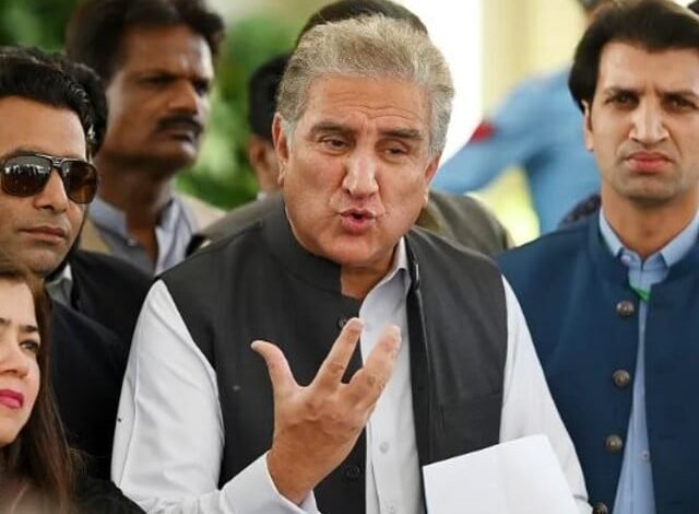 former foreign minister shah mahmood qureshi photo afp file