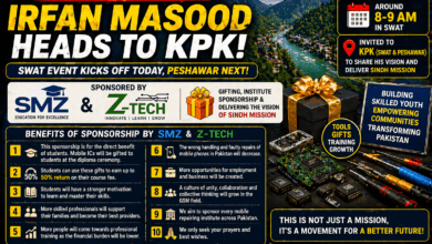 After Sindh Mission, Irfan Masood Expands to KPK Swat Event Begins with Student-Focused Sponsorships